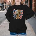 Checkered Leopard Game Day Baseball Men Women Kids Youth Crewneck Sweatshirt Checkered Leopard Game Day Baseball Men Women Kids Youth Crewneck Sweatshirt