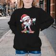 Christmas Baseball Ice Cream Dripping Santa Baseball Drip Youth Crewneck Sweatshirt