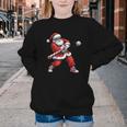 Christmas Baseball Player Santa Xmas Boys Men Toddler Youth Crewneck Sweatshirt
