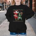 Christmas Santa Baseball Ugly Sweater Youth Crewneck Sweatshirt