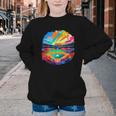 Colorful Baseball Field Home Run Baseball Player Fans Youth Crewneck Sweatshirt Colorful Baseball Field Home Run Baseball Player Fans Youth Crewneck Sweatshirt