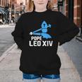 Da Pope Leo XIV Baseball Youth Crewneck Sweatshirt Da Pope Leo XIV Baseball Youth Crewneck Sweatshirt