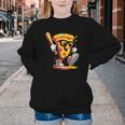 Drippy Pizza Baseball Slice Cartoon Sports Food Youth Crewneck Sweatshirt Drippy Pizza Baseball Slice Cartoon Sports Food Youth Crewneck Sweatshirt