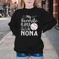 My Favorite Player Calls Me Nona Baseball Player Youth Crewneck Sweatshirt My Favorite Player Calls Me Nona Baseball Player Youth Crewneck Sweatshirt