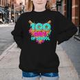 Happy 100 Days Of School Costume Baseball Drip Ice Cream Youth Crewneck Sweatshirt Happy 100 Days Of School Costume Baseball Drip Ice Cream Youth Crewneck Sweatshirt