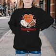 Happy Valentine’s Basketball Football Valentine Baseball Youth Crewneck Sweatshirt Happy Valentine’s Basketball Football Valentine Baseball Youth Crewneck Sweatshirt