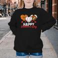 Happy Valentine’s Day Basketball Football Baseball Hearts Youth Crewneck Sweatshirt Happy Valentine’s Day Basketball Football Baseball Hearts Youth Crewneck Sweatshirt