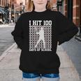 I Hit 100 Days Of School Boys Kids 100th Day Balls Baseball Youth Crewneck Sweatshirt I Hit 100 Days Of School Boys Kids 100th Day Balls Baseball Youth Crewneck Sweatshirt