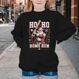 Ho Ho Home Run Baseball Christmas Holiday Sports Santa Youth Crewneck Sweatshirt Ho Ho Home Run Baseball Christmas Holiday Sports Santa Youth Crewneck Sweatshirt