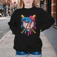 HUGvyn 7th Birthday Baseball Ice Cream Drip Number 7 Kid Boy Youth Crewneck Sweatshirt HUGvyn 7th Birthday Baseball Ice Cream Drip Number 7 Kid Boy Youth Crewneck Sweatshirt