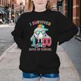 HUGvyn I Survived 100 Days Of School Baseball 6 7 Ice Cream Youth Crewneck Sweatshirt HUGvyn I Survived 100 Days Of School Baseball 6 7 Ice Cream Youth Crewneck Sweatshirt