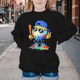 Ice Cream Baseball Drip Spots Sprinkle For Boys Youth Kids Youth Crewneck Sweatshirt