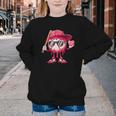 Ice Cream Drip Baseball Valentine's Day Spots Baseball Drip Youth Crewneck Sweatshirt