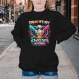 It's My 6733 Days Of School Baseball Ice Cream Dripping Youth Crewneck Sweatshirt It's My 6733 Days Of School Baseball Ice Cream Dripping Youth Crewneck Sweatshirt