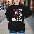 ITS In My DNA Baseball Sport Player Saying Youth Crewneck Sweatshirt