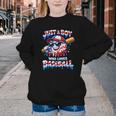 Just A Boy Who Loves Baseball Patriotic Drip For Youth Boys Youth Crewneck Sweatshirt Just A Boy Who Loves Baseball Patriotic Drip For Youth Boys Youth Crewneck Sweatshirt