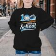 Kid 100 Days Of School Drip Baseball Ice Cream 100th Day Boy Youth Crewneck Sweatshirt