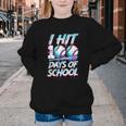 Kids 100 Days Of School 100th Day Baseball Ice Cream Drip Youth Crewneck Sweatshirt Kids 100 Days Of School 100th Day Baseball Ice Cream Drip Youth Crewneck Sweatshirt
