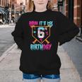 Kids Baseball Drip Bruh It's My 6th Birthday Boy Ice Cream Drip Youth Crewneck Sweatshirt Kids Baseball Drip Bruh It's My 6th Birthday Boy Ice Cream Drip Youth Crewneck Sweatshirt