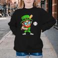 Kids St Patricks Day Shirt Leprechaun Baseball Boys Men Youth Crewneck Sweatshirt