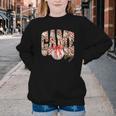 Leopard Checkered Game Day Baseball Coquette Bow Women Girls Youth Crewneck Sweatshirt Leopard Checkered Game Day Baseball Coquette Bow Women Girls Youth Crewneck Sweatshirt