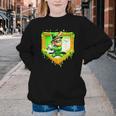 Leprechaun Baseball St Patricks Day Ice Cream Drip Men Boys Youth Crewneck Sweatshirt