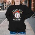 Most Likely To Play Baseball With Santa Christmas Xmas Youth Crewneck Sweatshirt