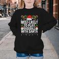 Most Likely To Play Baseball With Santa Christmas Baseball Youth Crewneck Sweatshirt Most Likely To Play Baseball With Santa Christmas Baseball Youth Crewneck Sweatshirt