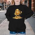 Melting Baseball Mascot Slugger Bat Cap Cartoon Youth Crewneck Sweatshirt Melting Baseball Mascot Slugger Bat Cap Cartoon Youth Crewneck Sweatshirt