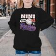 Mimi Rookie Of Year 1st Birthday Baseball Theme Matching Youth Crewneck Sweatshirt