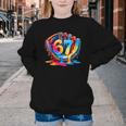Number 67 Baseball Glove Ice Cream Drip Six Seven Meme Youth Crewneck Sweatshirt Number 67 Baseball Glove Ice Cream Drip Six Seven Meme Youth Crewneck Sweatshirt