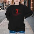 Number 7 Years Baseball 7TH Birthday Youth Crewneck Sweatshirt Number 7 Years Baseball 7TH Birthday Youth Crewneck Sweatshirt