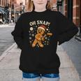 Oh Snap Gingerbreadman Christmas Baseball Youth Crewneck Sweatshirt Oh Snap Gingerbreadman Christmas Baseball Youth Crewneck Sweatshirt