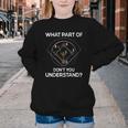 What Part Of Dont You Understand 6432 Baseball Youth Crewneck Sweatshirt