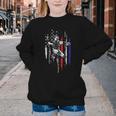 Patriotic Baseball Catcher American Flag Sports Tee Youth Crewneck Sweatshirt Patriotic Baseball Catcher American Flag Sports Tee Youth Crewneck Sweatshirt