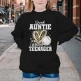 Proud Auntie Of An Official Teenager 13th Birthday Baseball Youth Crewneck Sweatshirt Proud Auntie Of An Official Teenager 13th Birthday Baseball Youth Crewneck Sweatshirt