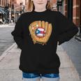 Puerto Rican Flag Baseball Player Boricua Pride Beisbol PR Youth Crewneck Sweatshirt Puerto Rican Flag Baseball Player Boricua Pride Beisbol PR Youth Crewneck Sweatshirt