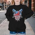 Respect The Drip Baseball American Flag Ice Cream Drip Youth Youth Crewneck Sweatshirt Respect The Drip Baseball American Flag Ice Cream Drip Youth Youth Crewneck Sweatshirt