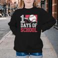 Retro 100 Days Of School Baseball Teacher Student 100 Days Youth Crewneck Sweatshirt Retro 100 Days Of School Baseball Teacher Student 100 Days Youth Crewneck Sweatshirt