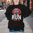 Run I Dare You Baseball Ball Player Catcher Coach Tee Youth Crewneck Sweatshirt