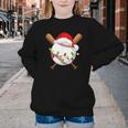 Santa Sports For Men Boys Christmas Baseball Player Youth Crewneck Sweatshirt Santa Sports For Men Boys Christmas Baseball Player Youth Crewneck Sweatshirt