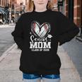 Senior Mom Class Of 2026 Baseball Graduation Heart Youth Crewneck Sweatshirt Senior Mom Class Of 2026 Baseball Graduation Heart Youth Crewneck Sweatshirt