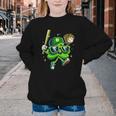 Shamrock Lucky Clover Baseball Patricks Day Family Matching Youth Crewneck Sweatshirt Shamrock Lucky Clover Baseball Patricks Day Family Matching Youth Crewneck Sweatshirt