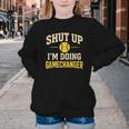 Shut Up I'm Doing Gamechanger Baseball Softball Cheer Youth Crewneck Sweatshirt Shut Up I'm Doing Gamechanger Baseball Softball Cheer Youth Crewneck Sweatshirt