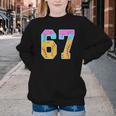Six Seven Baseball Drip Youth Crewneck Sweatshirt