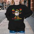 Six Seven History Month Baseball Drip Sports Youth Crewneck Sweatshirt