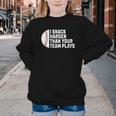I Snack Harder Than Your Team Plays Baseball Men Women Youth Crewneck Sweatshirt