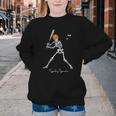 Spooky Season Skeleton Baseball Player Halloween Batter Youth Crewneck Sweatshirt Spooky Season Skeleton Baseball Player Halloween Batter Youth Crewneck Sweatshirt