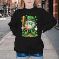 St Patricks Day Baseball Ice Cream Baseball Player Cartoon Youth Crewneck Sweatshirt St Patricks Day Baseball Ice Cream Baseball Player Cartoon Youth Crewneck Sweatshirt