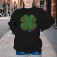 St Patricks Day Shamrock Baseball Saint Paddy's Youth Crewneck Sweatshirt